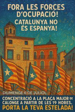 Convoquen una concentració a Calonge contra la presència de l'exèrcit espanyol 