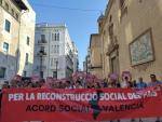 El moviment social protesta contra els pressupostos de la destrucció de PP i Vox al País Valencià