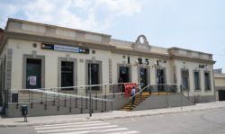 Antiga estació de Renfe a Sant Feliu. Actualment enderrocada