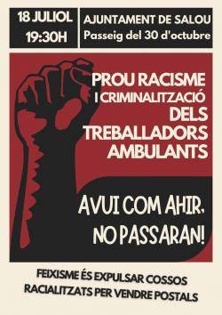 Mobilització a Salou contra "el racisme institucional"