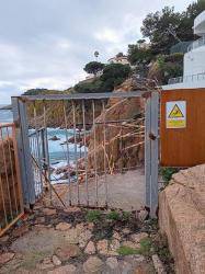 Mobilització per reclamar lobertura del Camí de Ronda de Sant Feliu de Guíxols