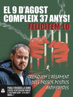 Per molts anys Pablo Hasél!, la repressió no podrà silenciar-nos