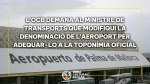 LOCB demana al ministre de Transports que modifiqui la denominació de laeroport per adequar-lo a la toponímia oficial