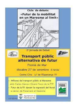 Cicle de debats "Futur de la Mobilitat en un Maresme al limit II"a Premià de Mar