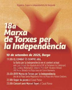 18a Marxa de Torxes per la Independència a Berga
