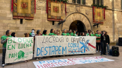 L?Ajuntament de Lleida aprova la moció contra l?especulació de La Caixa amb habitatge protegit
