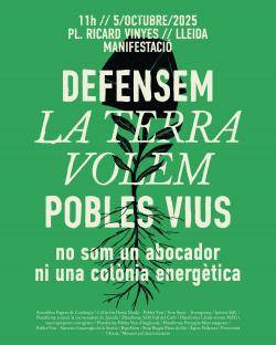 La Declaració de Ponent clama contra la colonització energètica i convoca a la mobilització a Lleida