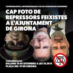 Girona, pendent del retrat del Rei: mobilització antimonàrquica el 15 de setembre