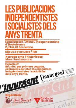 Xerrada i exposició sobre  publicacions independentistes 