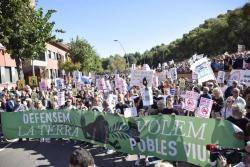Clam popular a Lleida contra els macroprojectes energètics i en defensa del món rural