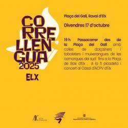 El Correllengua arriba a Elx (Baix Vinalopó)