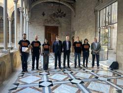 El President de la Generalitat s?ha reunit avui amb el Sindicat de Llogateres i delegats dels vaguistes contra La Caixa