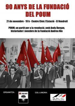 Commemoració del 90è aniversari del POUM al Vendrell