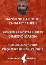 Mazón, no ha dimitit: lhem fet caure. El poble valencià força la seva sortida