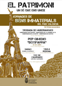 Gandia acull les primeres Jornades de Béns Immaterials del País Valencià