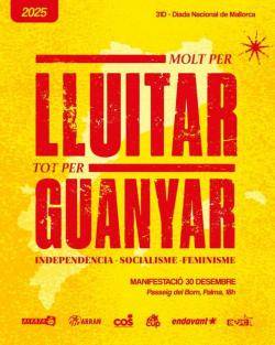 LEIM de Mallorca reivindica la commemoració de la la Diada del 31D i convoca una manifestació el 30 de desembre