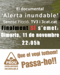 Alerta inundable finalment semetrà aquesta nit
