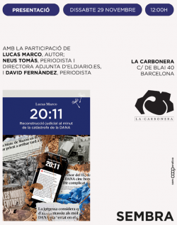 "20:11", la memòria de la DANA arriba a Barcelona