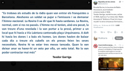 L'edifici de la Banca Tusquets (Via Laietana cantonada amb Plaça Urquinaona) va ser un altre centre de tortura de la Via Laietana.