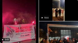 Detingudes dues militants dArran Sant Just en una operació policial vinculada a accions de suport a Palestina