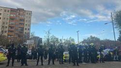 Els desallotjats del B9, de nou al carrer sota vigil&agrave;ncia policial