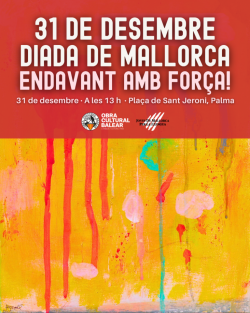 L�OCB i Joves de Mallorca per la Llengua reclamen el retorn del 31 de desembre com a Diada de Mallorca
