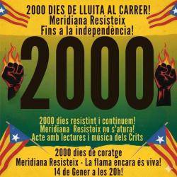 Meridiana Resisteix arriba als 2.000 dies de lluita al carrer per la independ&egrave;ncia