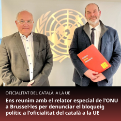 Plataforma per la Llengua denuncia a l'ONU el bloqueig pol&iacute;tic a l'oficialitat del catal&agrave; a la UE