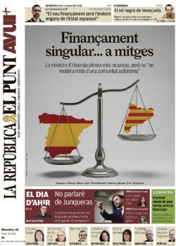 Non Casadevall acusa ERC d�haver renunciat a la sobirania i denuncia l�en&egrave;sim engany de l�Estat espanyol amb el finan&ccedil;ament