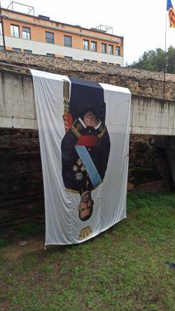 Declara a Manresa (22/01/2026) l�activista independentista investigat per les protestes contra Felipe VI a Montserrat el passat 23/06/2025