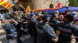 L?ANC denuncia un procediment sancionador d?Interior per la protesta contra el rei espanyol a Montserrat