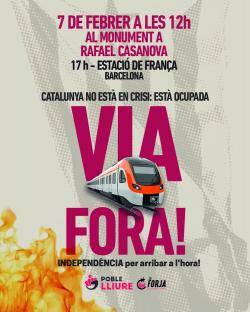 El 7F, Poble Lliure reclama la independ&egrave;ncia per convicci&oacute; i denuncia l�autonomisme per responsabilitat