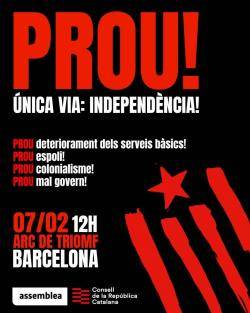 El migdia del 7-F concentra el gruix de la mobilitzaci&oacute; independentista