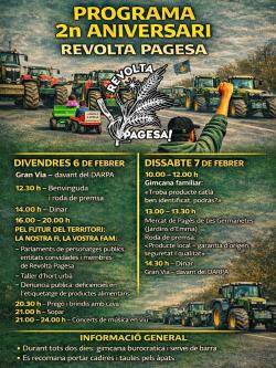 Els pagesos es planten a Barcelona i passaran la nit