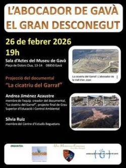 Gav&agrave; acollir&agrave; la projecci&oacute; del documental "La cicatriu del Garraf"