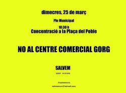 Convocada una concentraci&oacute; contra el projecte del centre comercial del Gorg a Sant Vicen&ccedil; de Montalt