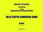 Convocada una concentraci&oacute; contra el projecte del centre comercial del Gorg a Sant Vicen&ccedil; de Montalt