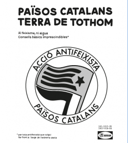 Mobilitzacions antifeixistes a Val&egrave;ncia i Barcelona i nou llibret d?Arran per combatre l?extrema dreta