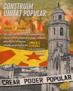 Presentaci&oacute; de l?Assemblea Unitat Popular del Vendrell