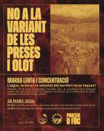 Les variants d�Olot i les Preses avancen amb una forta oposici&oacute; social al territori