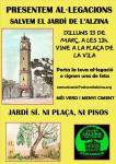 Crida a presentar al&middot;legacions per salvar el Jard&iacute; de l�Alzina a la Via de Gr&agrave;cia de Barcelona