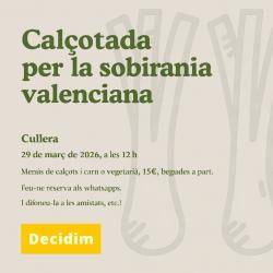 Cullera acollir&agrave; la II Cal&ccedil;otada per la sobirania valenciana el 29 de mar&ccedil;