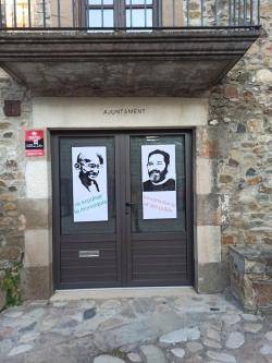 La Coordinadora Antimon&agrave;rquica de les Comarques Gironines (CACGi) realitza una nova acci&oacute; a Sant Mart&iacute; Vell (25/03/2026)