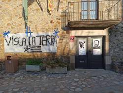 La Coordinadora Antimon&agrave;rquica de les Comarques Gironines (CACGi) realitza una nova acci&oacute; a Sant Mart&iacute; Vell (25/03/2026)