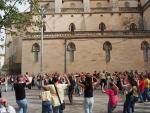 L�Acampallengua enc&eacute;n la flama del Correllengua Agermanat des de Manacor