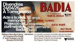 Commemoracions de l'assassinat dels germans Badia