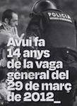 La fiscalia demana 40 anys de pres&oacute; per set encausats de la vaga general del 29M de 2012