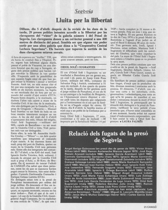 Setmanari Canig&oacute; n&uacute;m 445