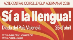 El Correllengua Agermanat arribar&agrave; a Val&egrave;ncia el 25 d?Abril