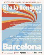 Barcelona acull l�acte central del Correllengua Agermanat amb una crida massiva a la llengua